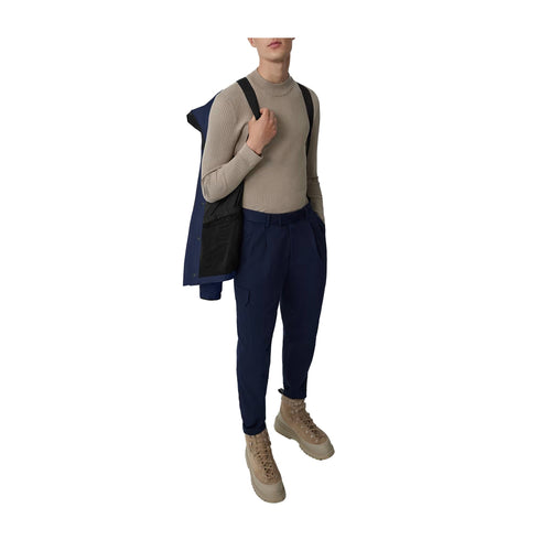 CANADA GOOSE Giacca imbottita Parka Uomo corto Wyndham con logo Blu A24 - CANADA GOOSE2048M - 63 - M - Francavilla Moda